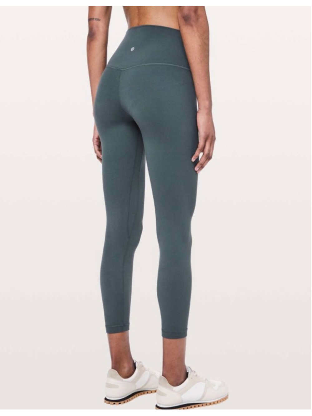Women's Lululemon Align Leggings Size 6 Grey Teal (Melanie) High Rise Yoga Pants